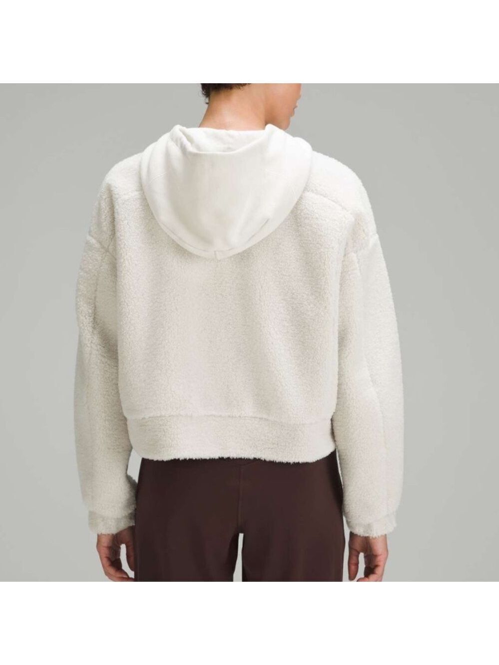 Lululemon Textured Fleece Embroidered Logo Minimalist Hoodie - Picture 2 of 12